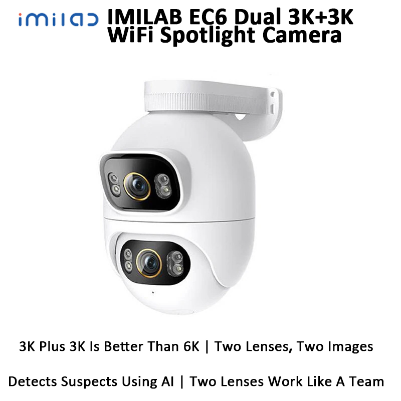 Home Security Flood Lights - IMILAB EC6 Dual 3K + 3K