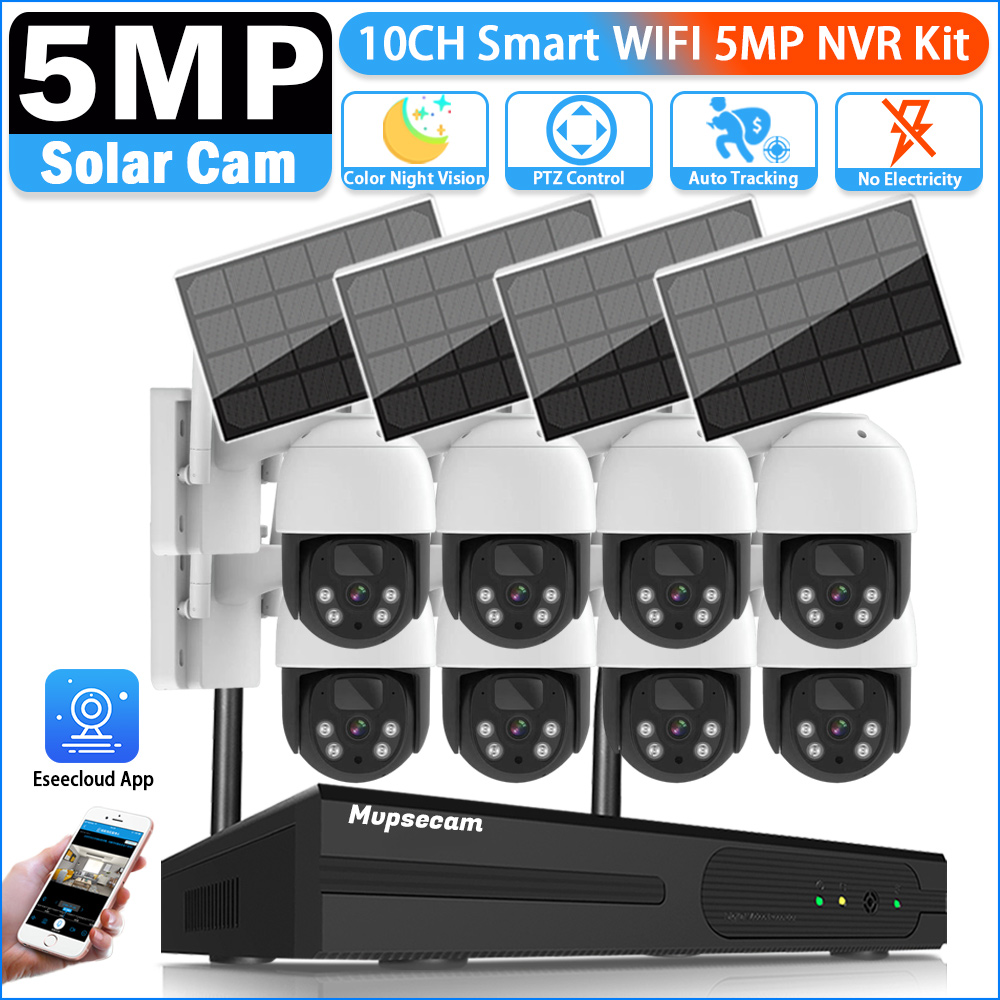 Nvr Kit 8 Channel - 5MP 16CH Draadloos NVR Beveiliging WIFI