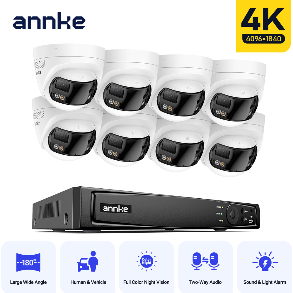 Home Security Outdoor Camera System - ANNKE 4K videobeveiligingscamerasysteem voor buiten 180
