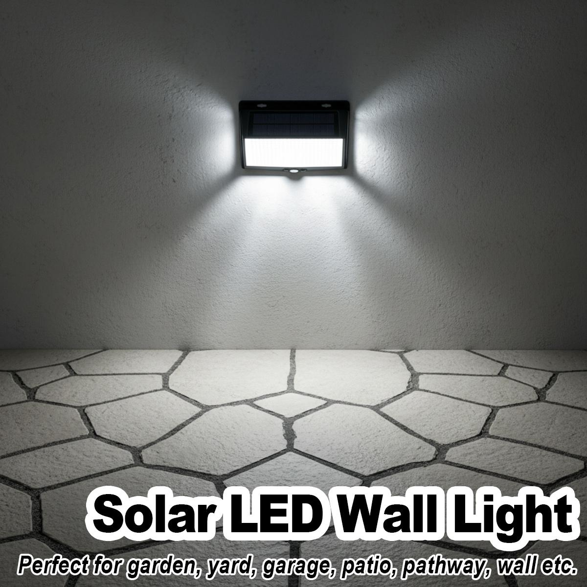 Home Security Flood Lights - 3-zijdige LED-wandlamp Auto aan/uit Schemering tot