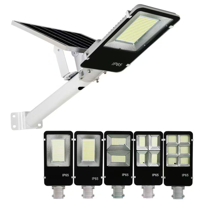 Home Security Lights Outdoors - 3000W superheldere straatlantaarn op zonne-energie, waterdichte