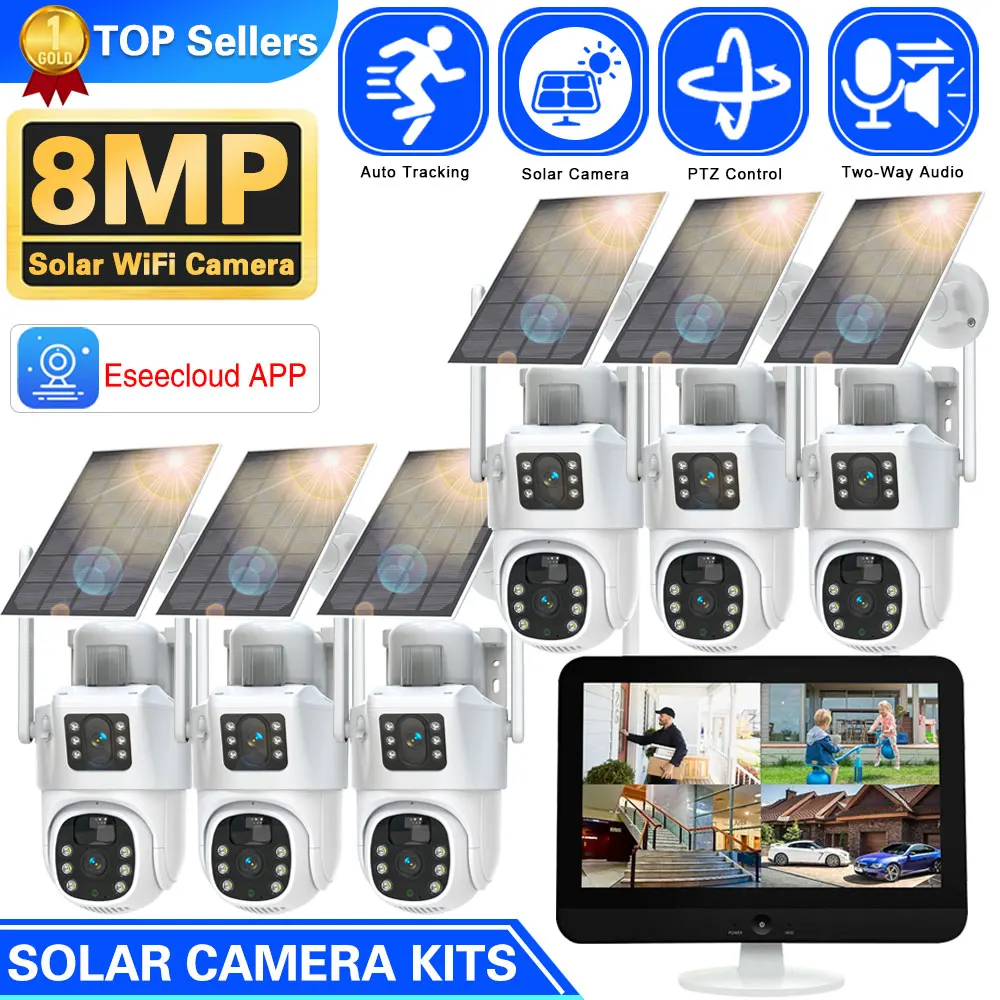 Nvr Kit 8 Channel - 10ch Draadloze Nvr 4K 8mp Dual