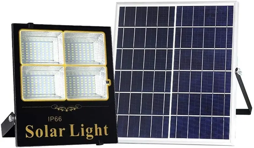 Home Security Flood Lights - Zonne-aangedreven schijnwerper voor thuis, IP65 waterdichte