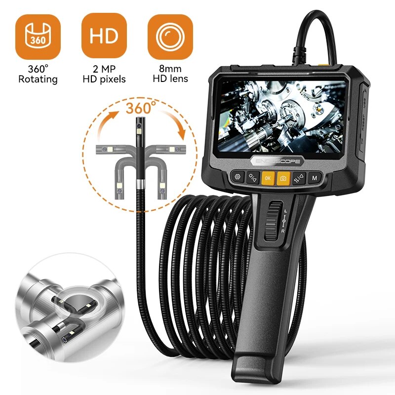 Home Security With Cameras - 360 ° besturing Industriële Endoscoop Camera