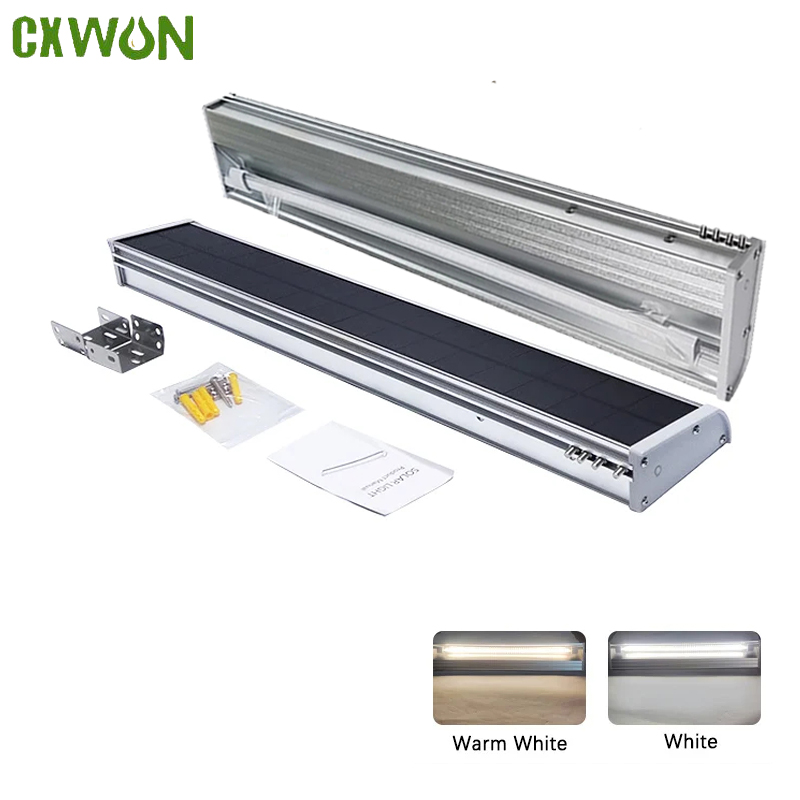 Home Security Lights Outdoors - LED-wandlamp op zonne-energie Waterdichte reclamebordverlichting Aluminium