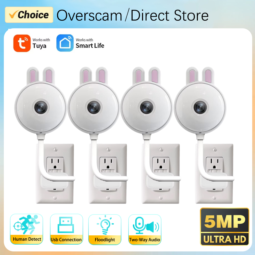 Home Security Flood Lights - 5MP Tuya Doodle WiFi USB Floodlight
