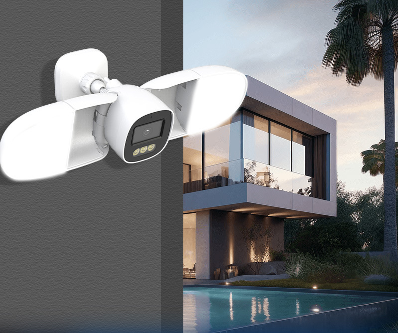 Volledig Kleur 4MP iCsee APP S - Home Security Flood Lights recensie en prijs