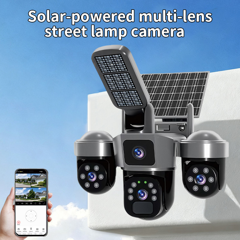 6MP V380 APP Zonne-energie Dri - Home Security Flood Lights recensie en prijs