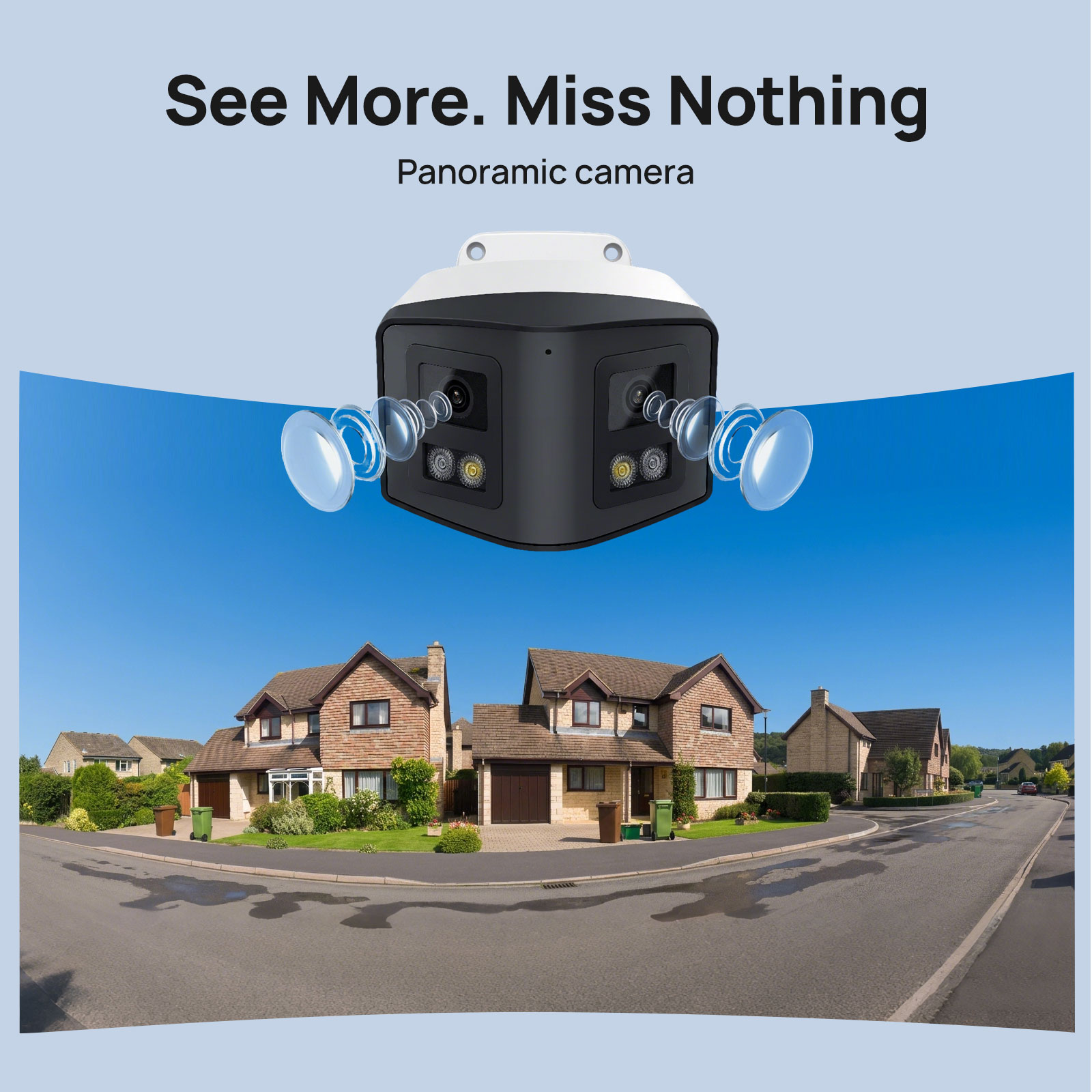 VIKYLIN 170 °   Panoramische b - Home Security Lights Outdoors recensie en prijs