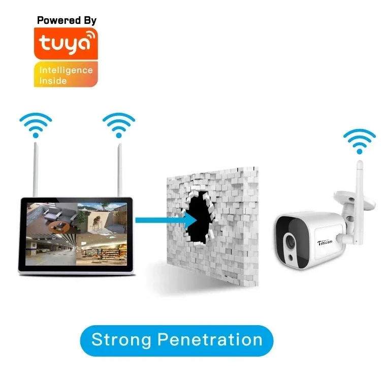 TUYA Smart Wi-Fi 4CH NVR Kit 1 - Home Security Wireless Camera recensie en prijs
