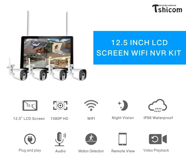 TUYA Smart Wi-Fi 4CH NVR Kit 1 - Home Security Wireless Camera recensie en prijs