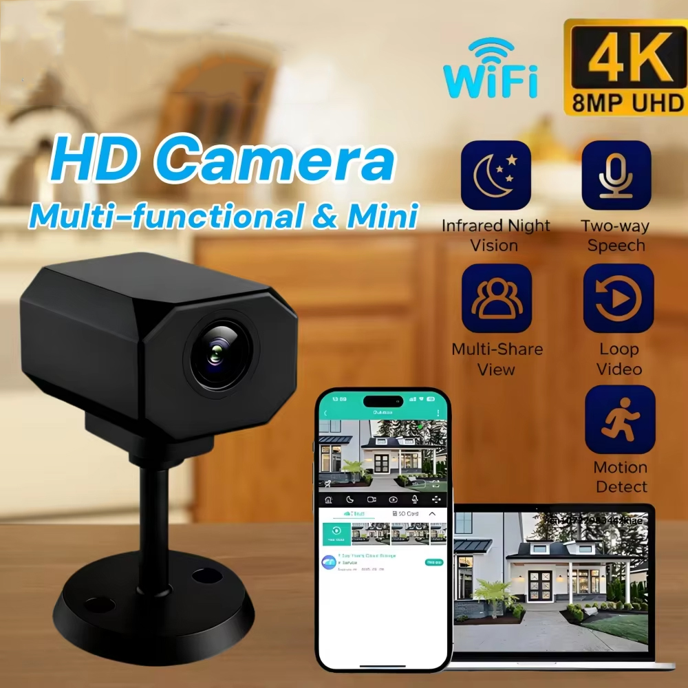 4K HD WiFi-beveiligingscamera  - Home Security With Cameras recensie en prijs