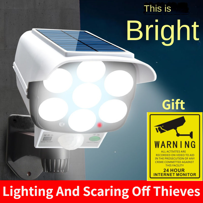 Outdoor Solar Light Motion Sen - Home Security Flood Lights recensie en prijs