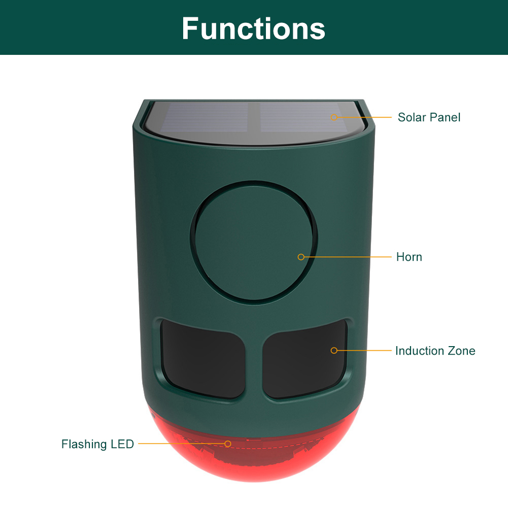 Zonne-aangedreven buiten beweg - Home Security Lights Outdoors recensie en prijs