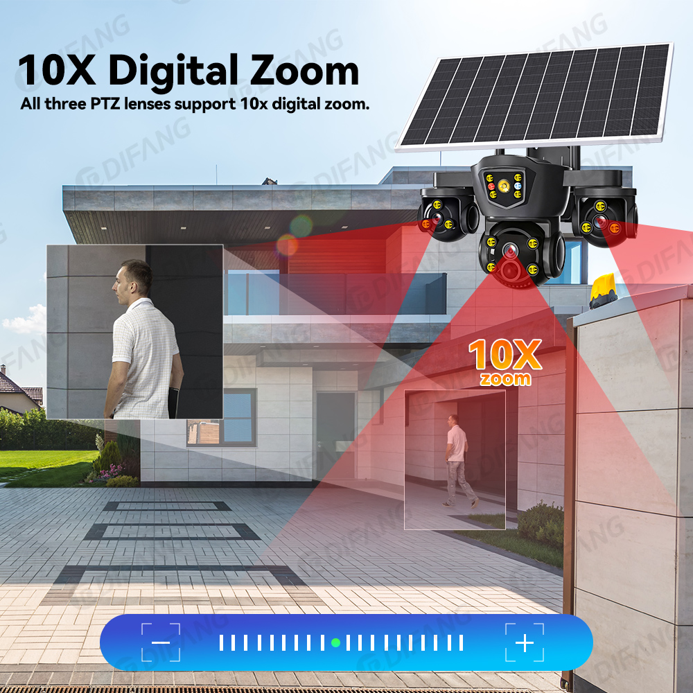 V380 Pro Nieuwe 20MP WIFI Sola - Home Security Outdoor Camera System recensie en prijs