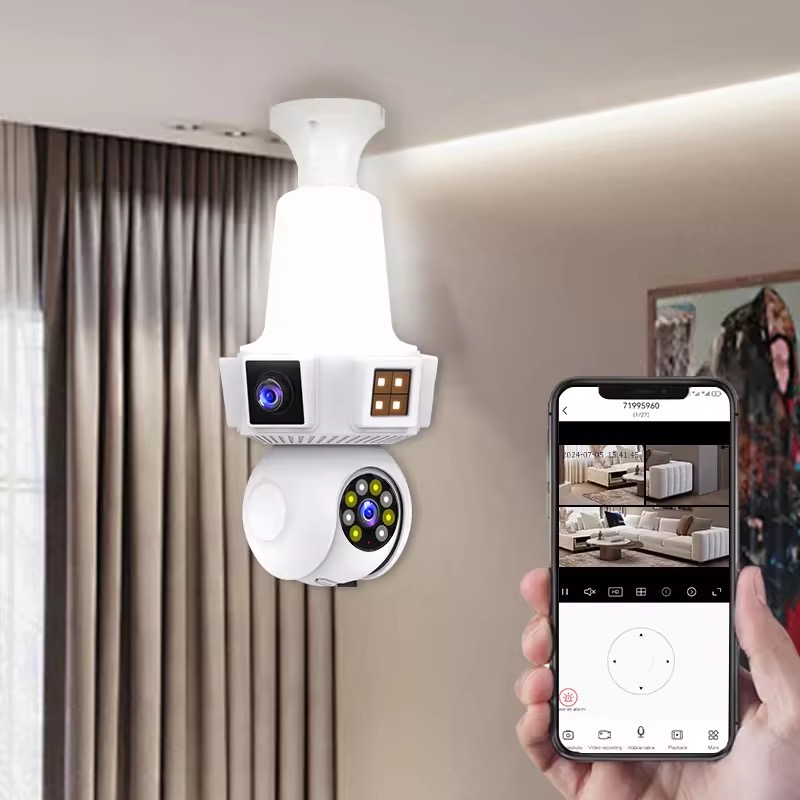 6MP V380pro APP Dual Lens Full - Home Security Flood Lights recensie en prijs