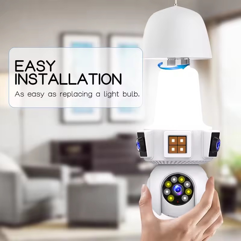 6MP V380pro APP Dual Lens Full - Home Security Flood Lights recensie en prijs