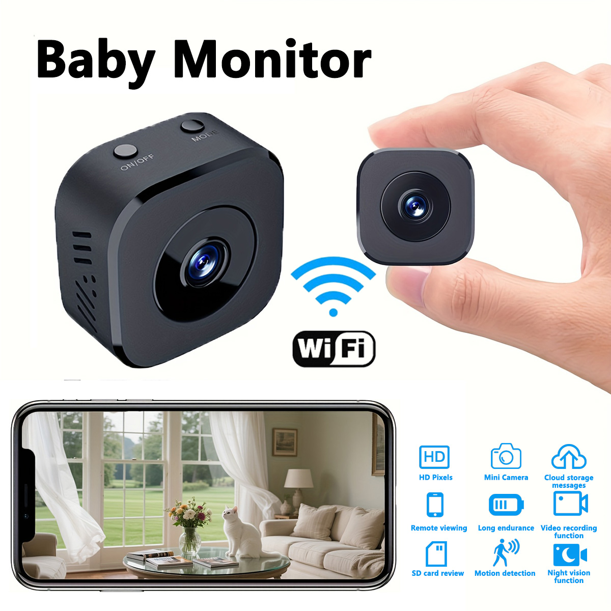 1080P HD Mini WiFi Camera Indo - Home Security With Cameras recensie en prijs
