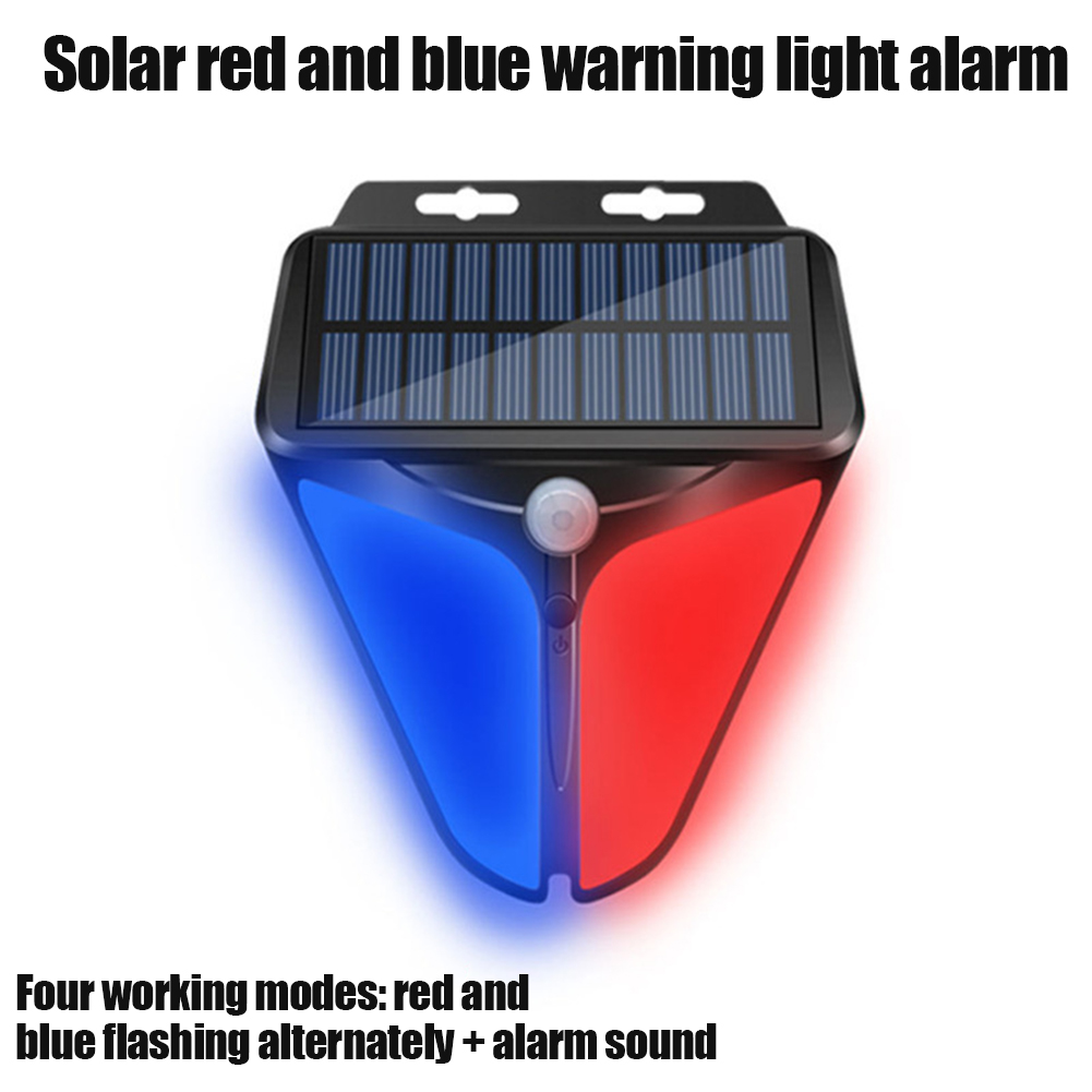 Thuis Zonne-Energie Alarm Lamp - Home Security Lights Outdoors recensie en prijs
