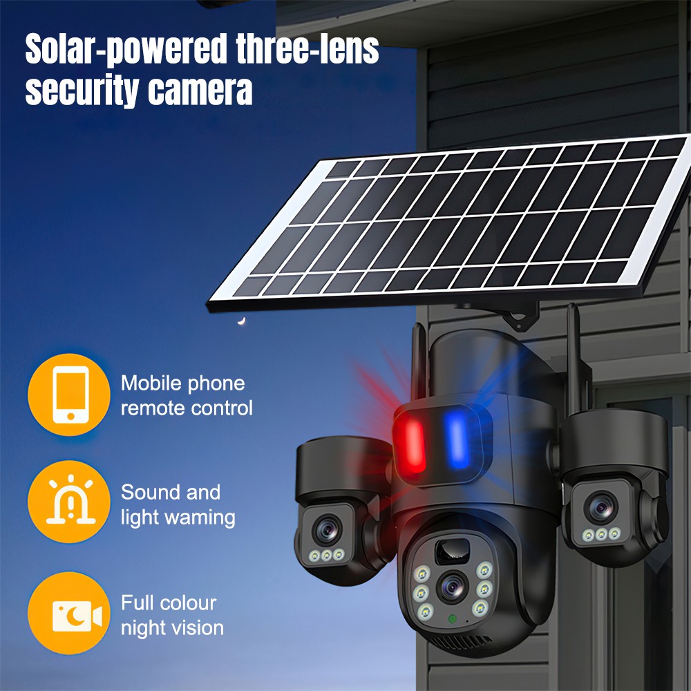 Solar WiFi PTZ-camera Buiten D - Home Security Wireless Camera recensie en prijs