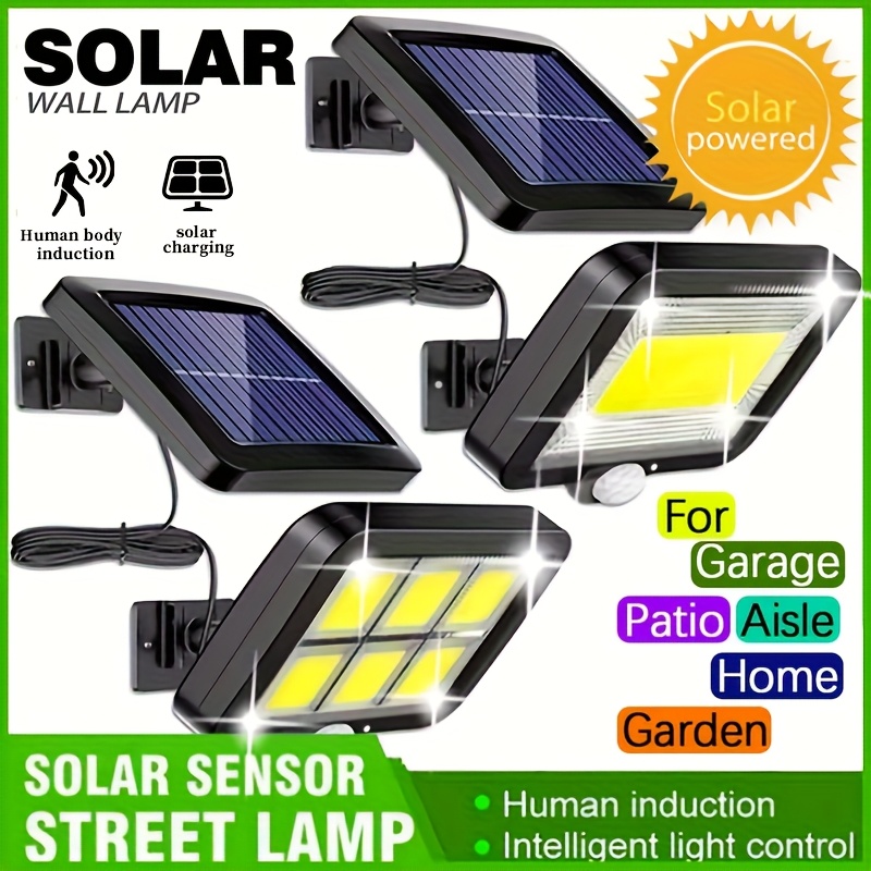 LED-zonne-split-wandlamp buite - Home Security Flood Lights recensie en prijs
