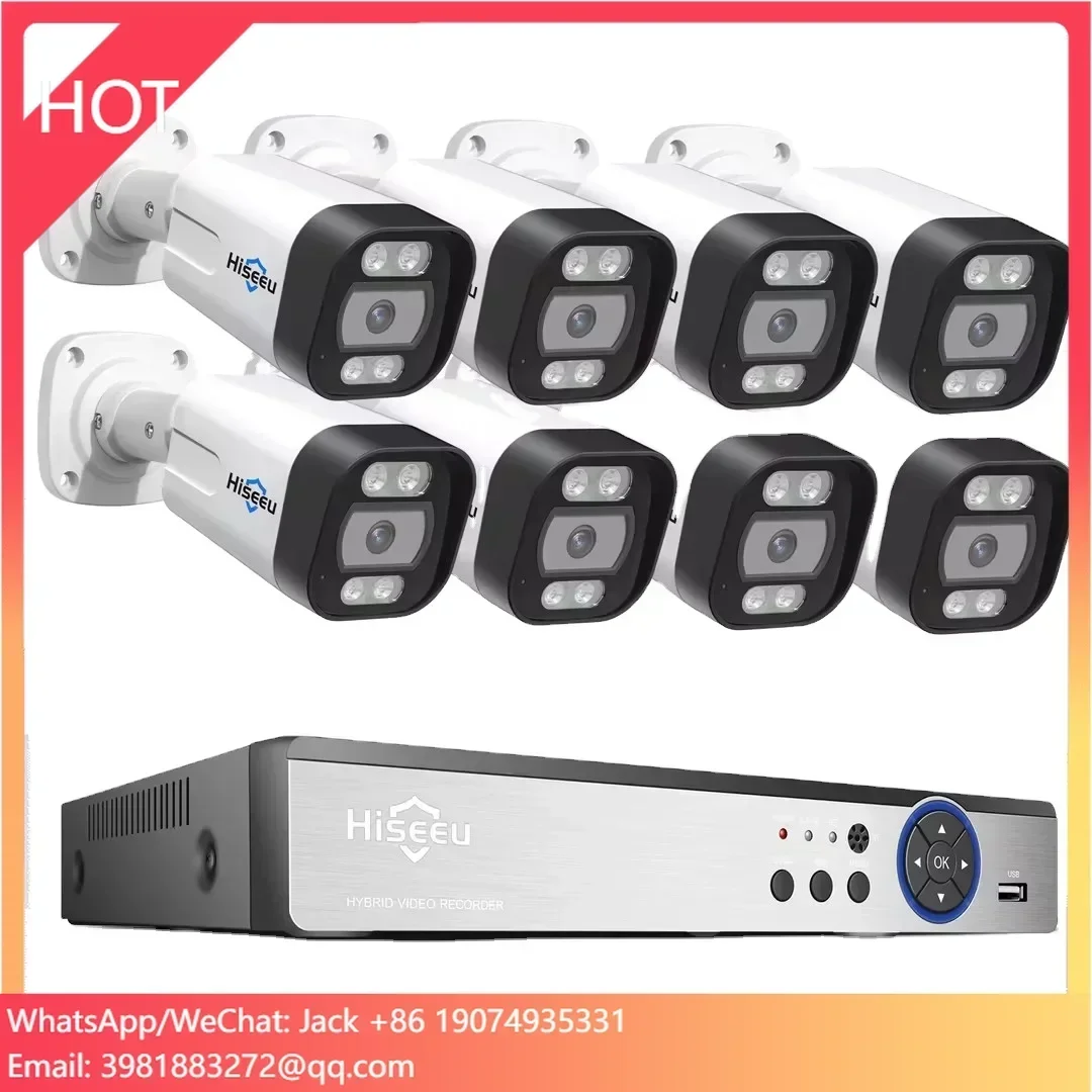 Hiseeu 4K 8-kanaals 8MP Buiten - Nvr Kit 8 Channel recensie en prijs
