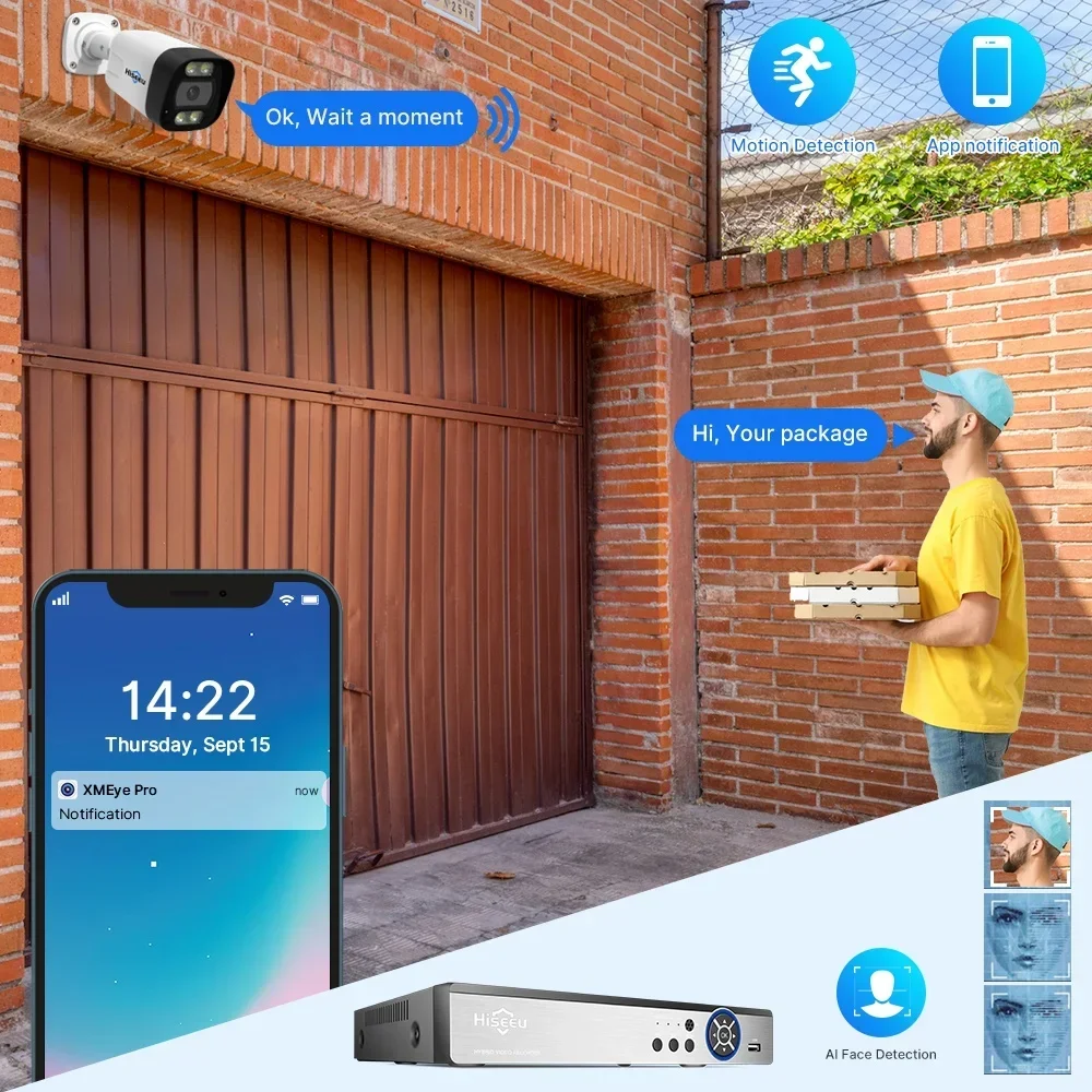 Hiseeu 4K 8-kanaals 8MP Buiten - Nvr Kit 8 Channel recensie en prijs