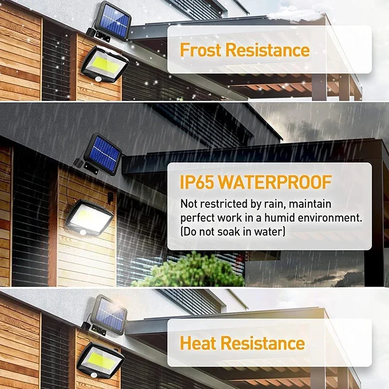 LED-zonne-split-wandlamp buite - Home Security Flood Lights recensie en prijs