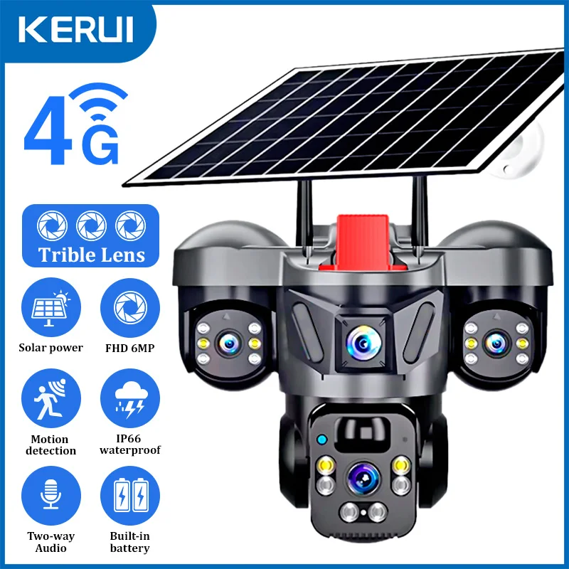 KERUI Outdoor PTZ 6MP 4G SIM W - Home Security Outdoor Camera System recensie en prijs