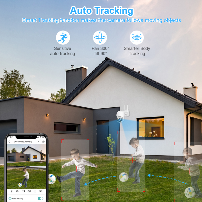 Smar 3MP Draadloos CCTV-beveil - Home Security Wireless Camera recensie en prijs