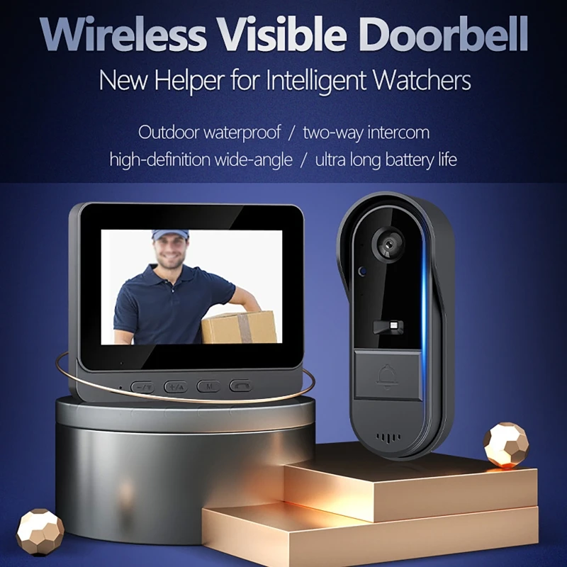 Draadloze intercomdeurbel voor - Home Security Lights Outdoors recensie en prijs