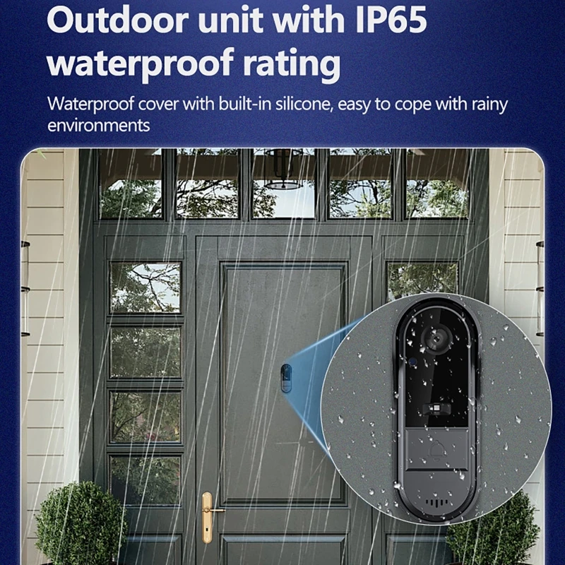 Draadloze intercomdeurbel voor - Home Security Lights Outdoors recensie en prijs