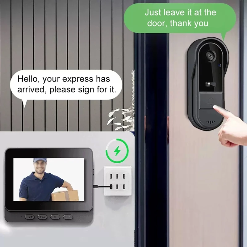 Draadloze intercomdeurbel voor - Home Security Lights Outdoors recensie en prijs